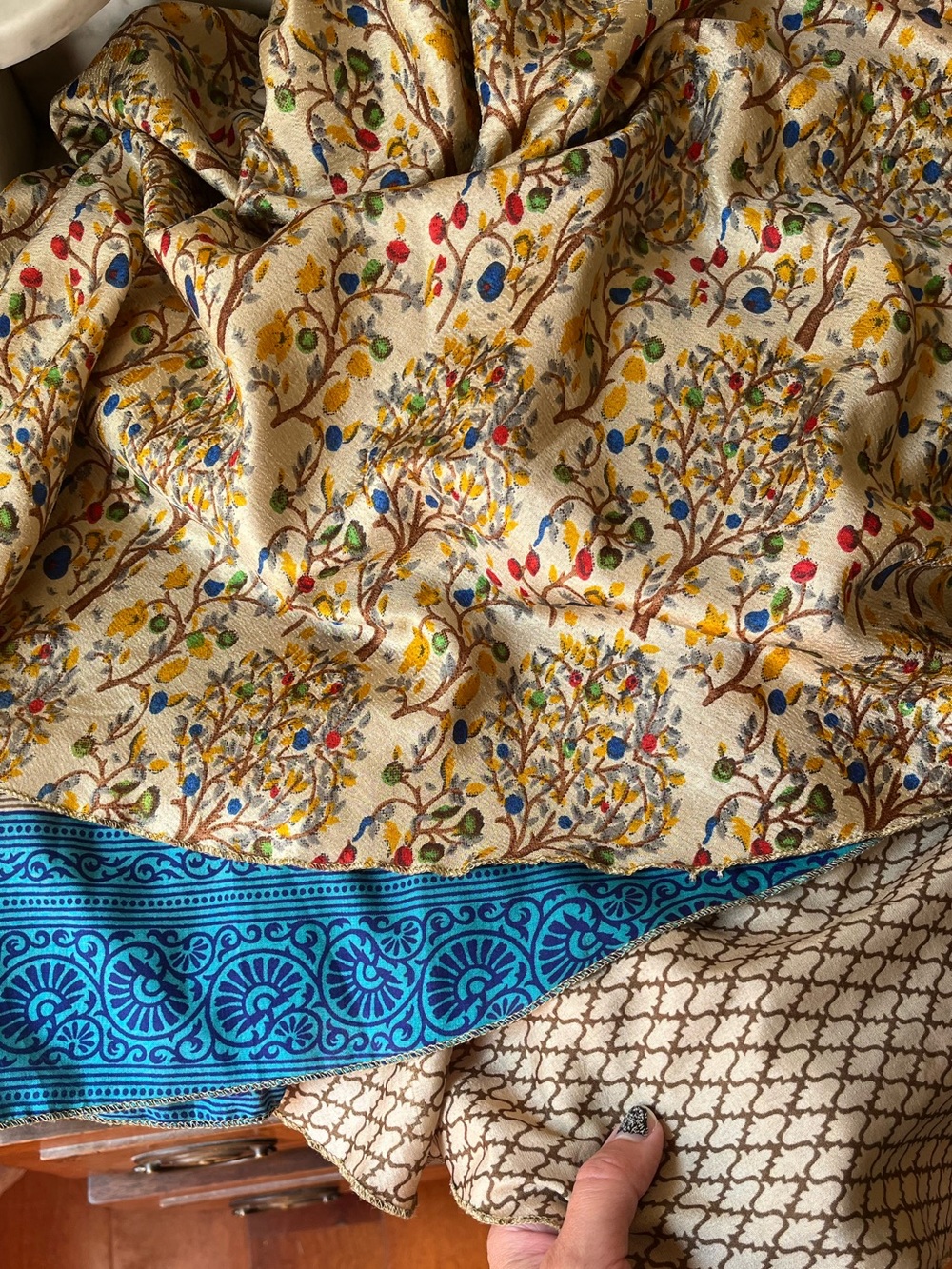 Mexicali Blues Long Magic Wrap Skirt (Many Different Looks) - OS